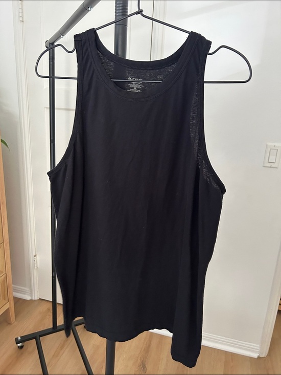 Athleta Tops - Athleta 100% Cotton Tank. Size XL. PTP 20”. Black